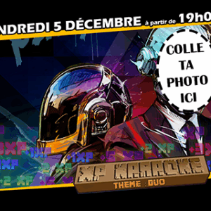 inscription soirée karaoké