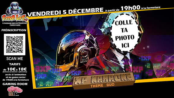 inscription soirée karaoké