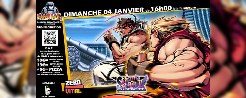 inscription Street Fighter 2X