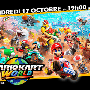 inscription soirée Mario Kart